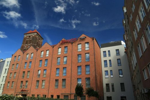 Hampton By Hilton Gdaňsk, letecky