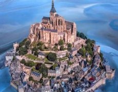 Francie - Normandie a Bretaň, 2027, letecky