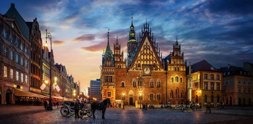Hotel Polonia Wroclaw, vlakem