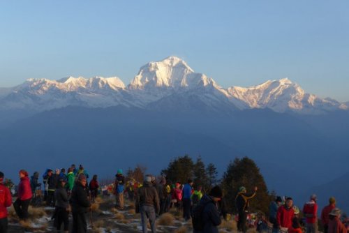 Himaláje a trek pod Annapurnou