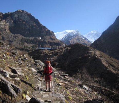 Himaláje a trek pod Annapurnou