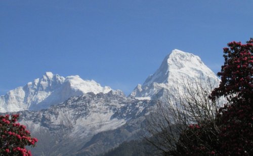 Himaláje a trek pod Annapurnou
