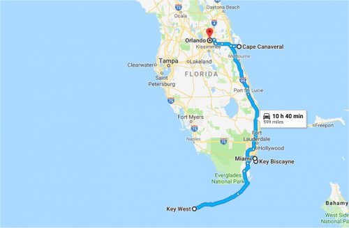 Florida letecky (fly and drive)