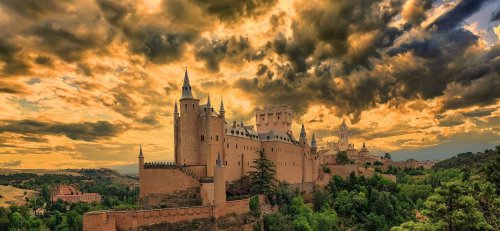 Španělsko a památky Unesco - Segovia, Toledo, El Escorial, letecky