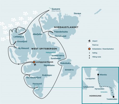 Around Spitsbergen, In the realm of Polar Bear & Ice (m/v Ortelius)
