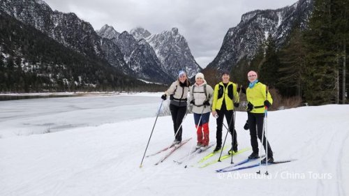 Běžkování v srdci Sextenských Dolomit