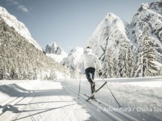 Běžkování v srdci Sextenských Dolomit Běžkování v srdci Sextenských Dolomit
