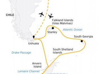 Epic Antarctica: The Falklands, South Georgia and Crossing the Circle (Ultramarine)