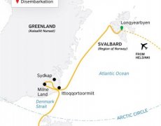 Three Arctic Islands: Iceland, Greenland, Spitsbergen (Ultramarine)
