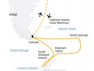 South Georgia and Antarctic Peninsula: Penguin Safari (World Voyager)