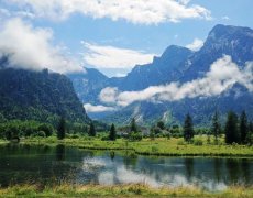 Východní Solná komora a pohoří Totes Gebirge s kartou