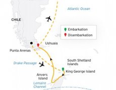 Antarctic Express: Fly South, Sail North (World Voyager)