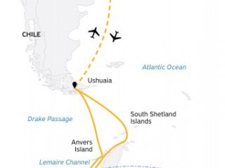 Antarctica by Helicopter: Crossing the Circle and the Peninsula (Ultramarine)