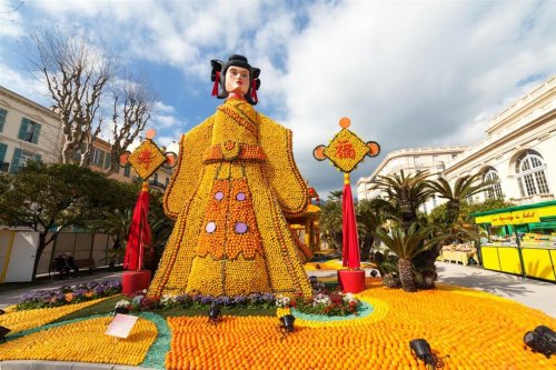 Monte Carlo a festival citrusů v Mentonu