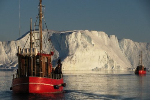 GRÓNSKO - ILULISSAT, plovoucí ledovce