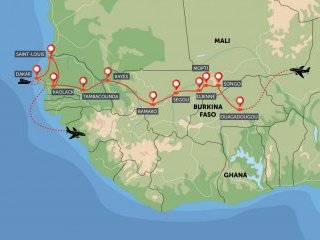 Západoafrické dobrodružství – Burkina Faso, Mali, Senegal Západoafrické dobrodružství – Burkina Faso, Mali, Senegal