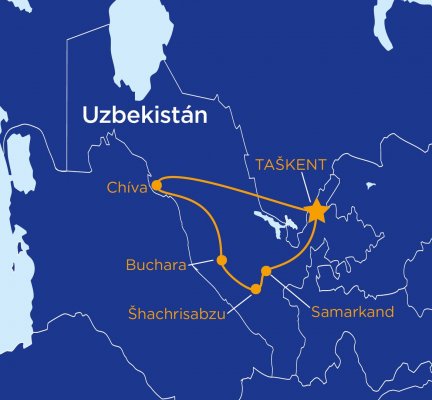 Perly Uzbekistánu hedvábnou stezkou