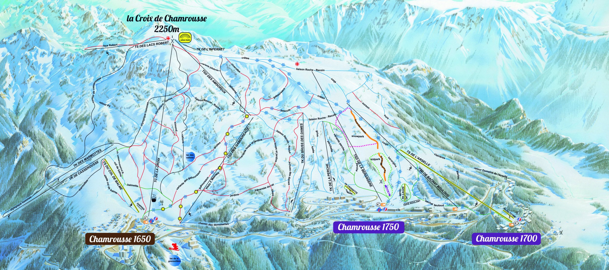 Chamrousse 1400 / 1650 / 1750