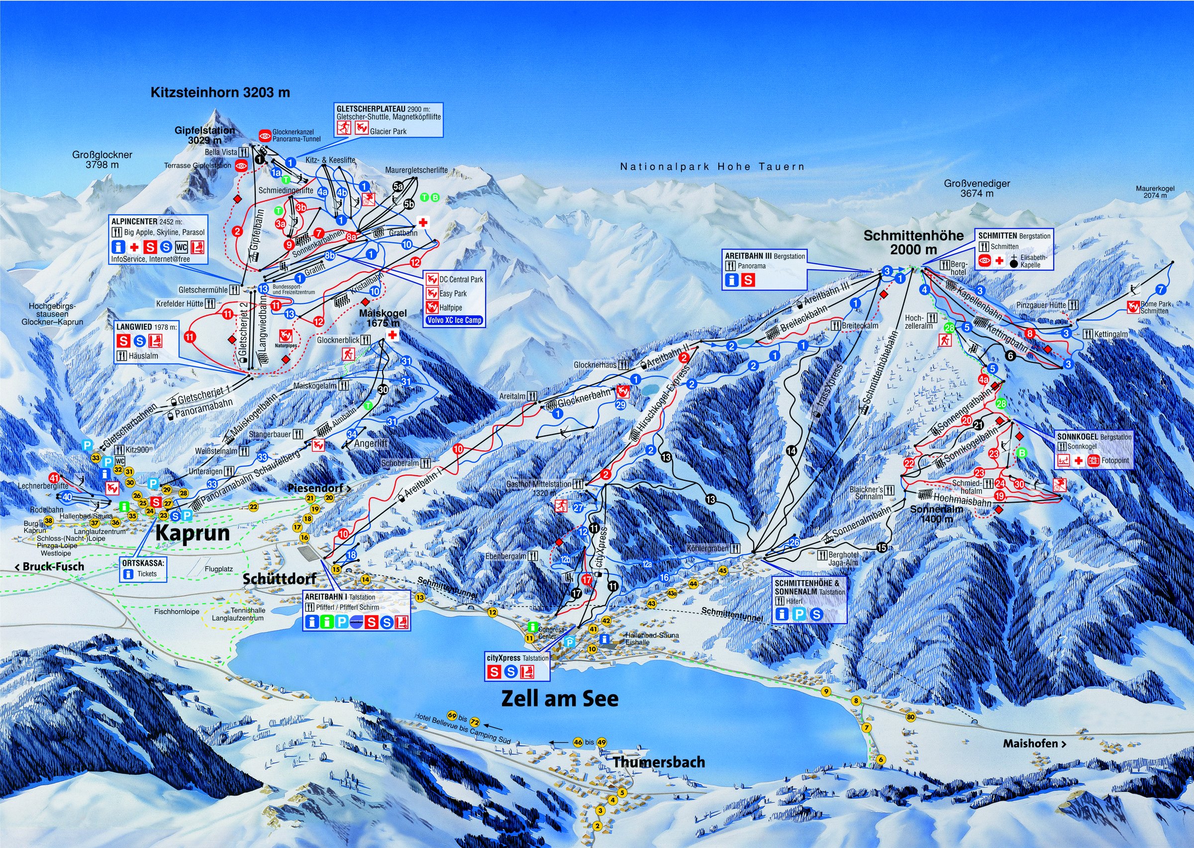 Lyžařské zájezdy Kaprun Zell am See 2024