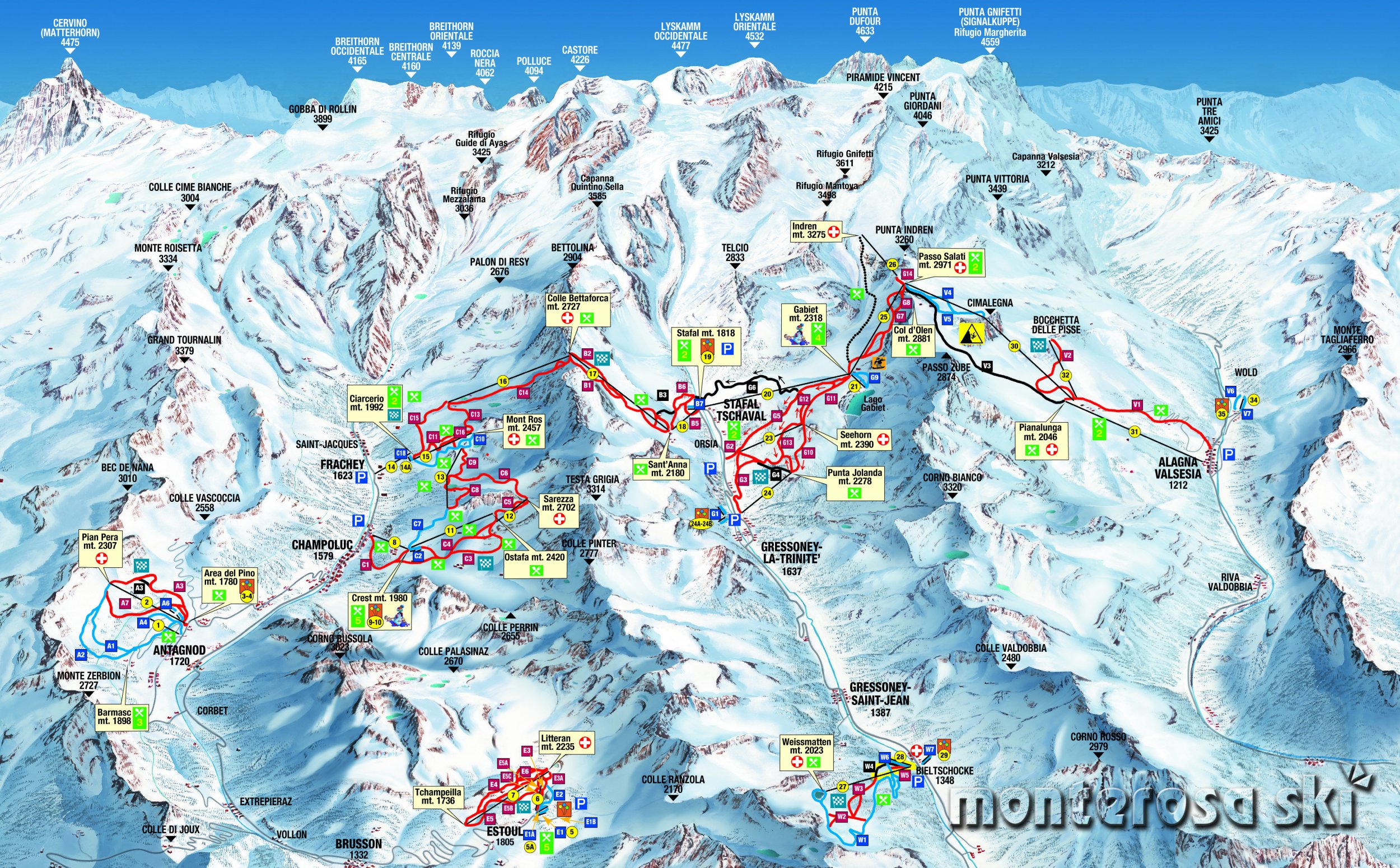 Chci lyžovat v Monterosa Ski