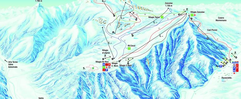 Chci lyžovat v Ravascletto - Zoncolan