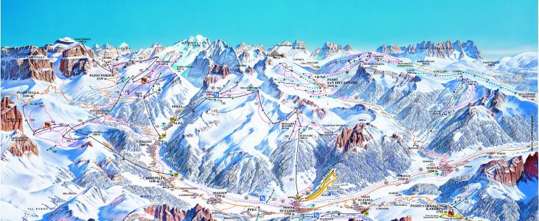 Lyžařské zájezdy Val di Fassa 2024